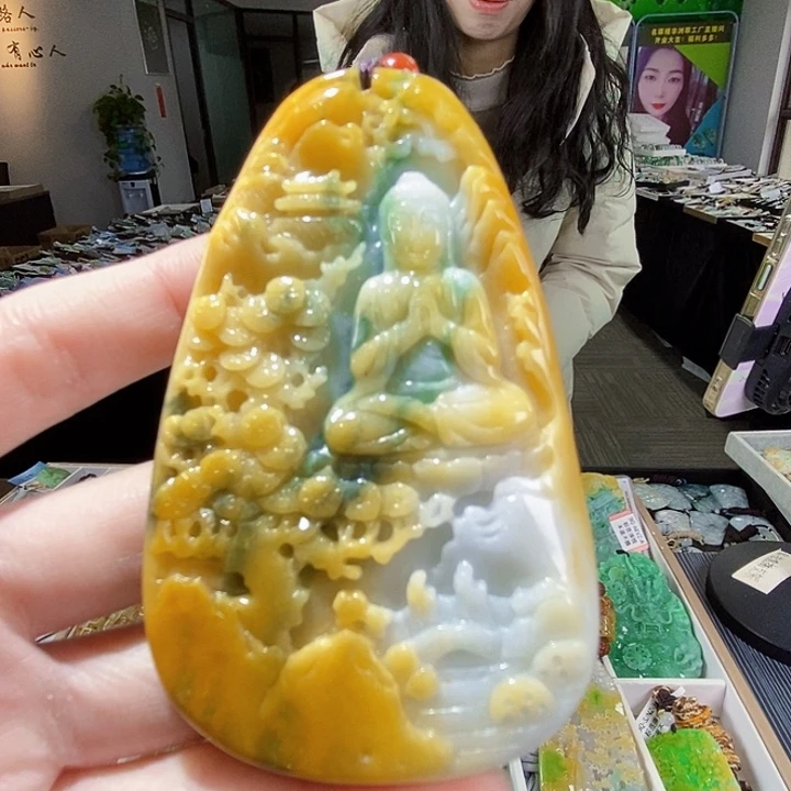 颈饰未镶嵌翡翠翡翠