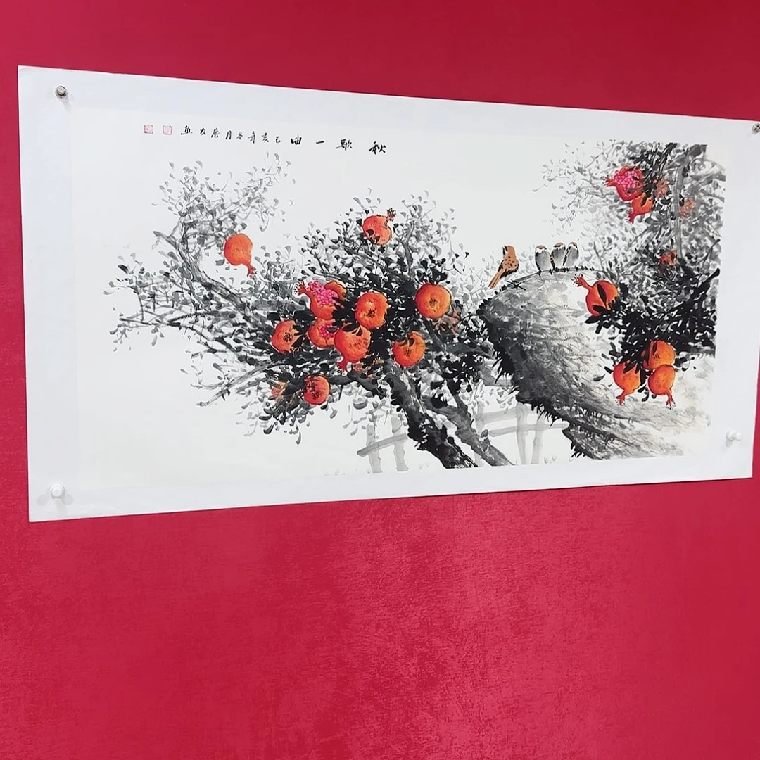 国画新年快乐精品花鸟