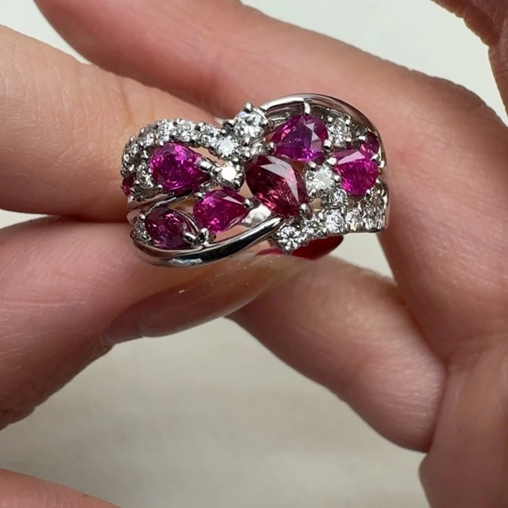 红宝石戒指未镶嵌成品