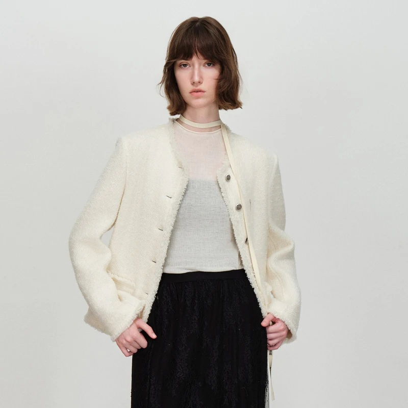 U/TI/尤缇西装小香风时尚显瘦洋气外套女装