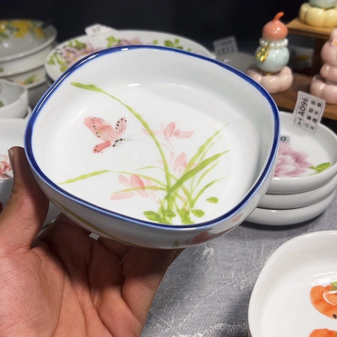 陶瓷景德镇手绘陶瓷5.5寸盘