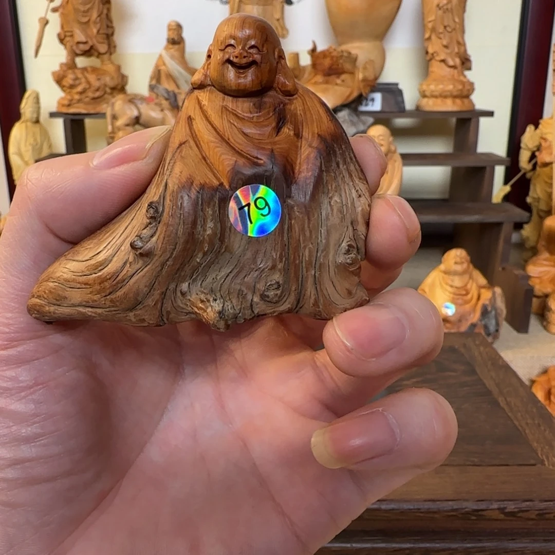 崖柏小木匠艺雕一物一拍