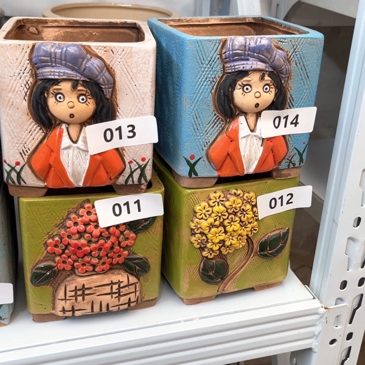 紫砂花盆粗陶材质多肉花盆