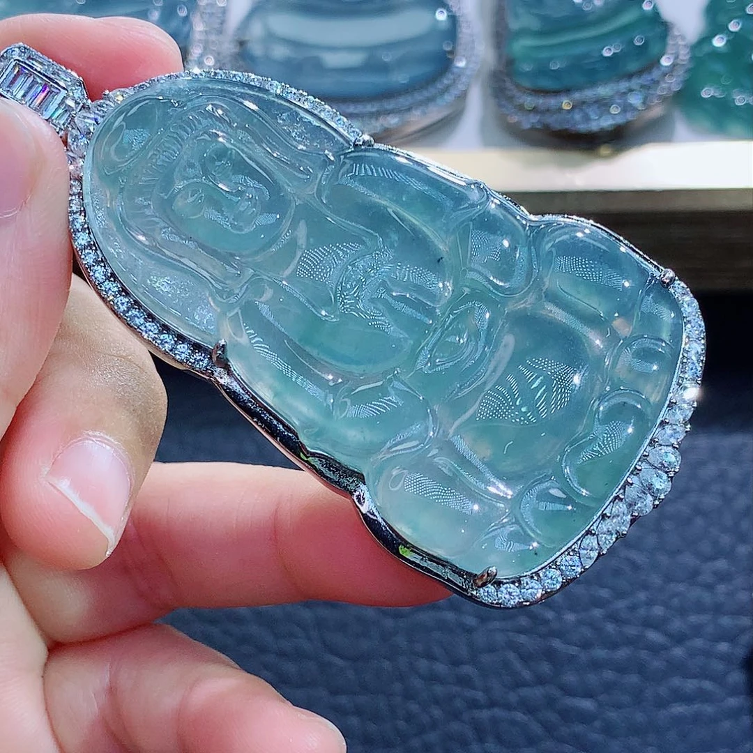 未镶嵌挂件翡翠翡翠