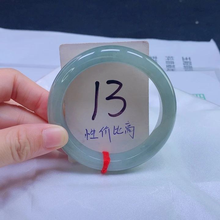 翡翠未镶嵌手镯圈口5556555
