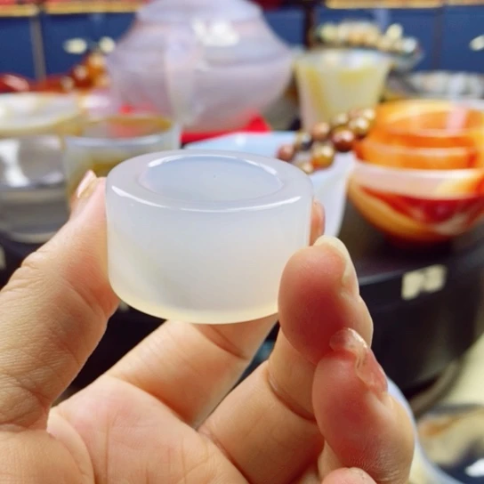 未镶嵌茶具玛瑙/玉髓六**極