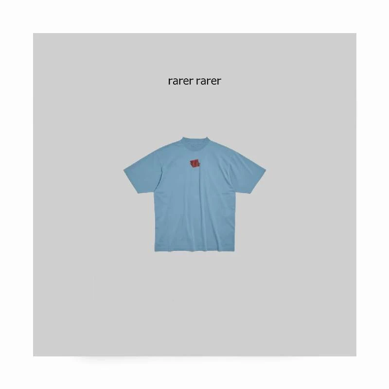 【rarer rarer】25SS夏季BA家胶带遮挡中长款T裙 2501212