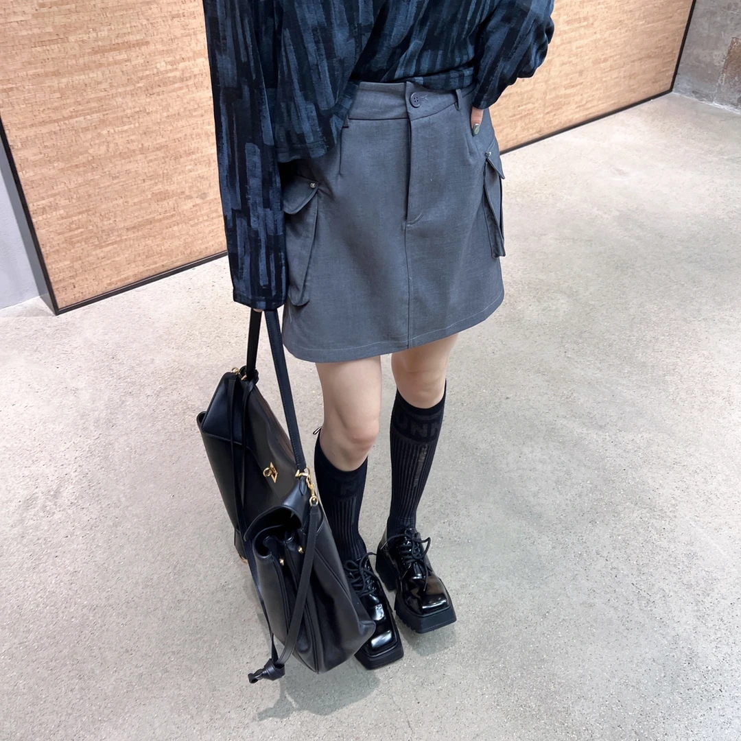 CZ【腔调选手】夏季新款女式两色工装短裙含短裤设计时尚百搭