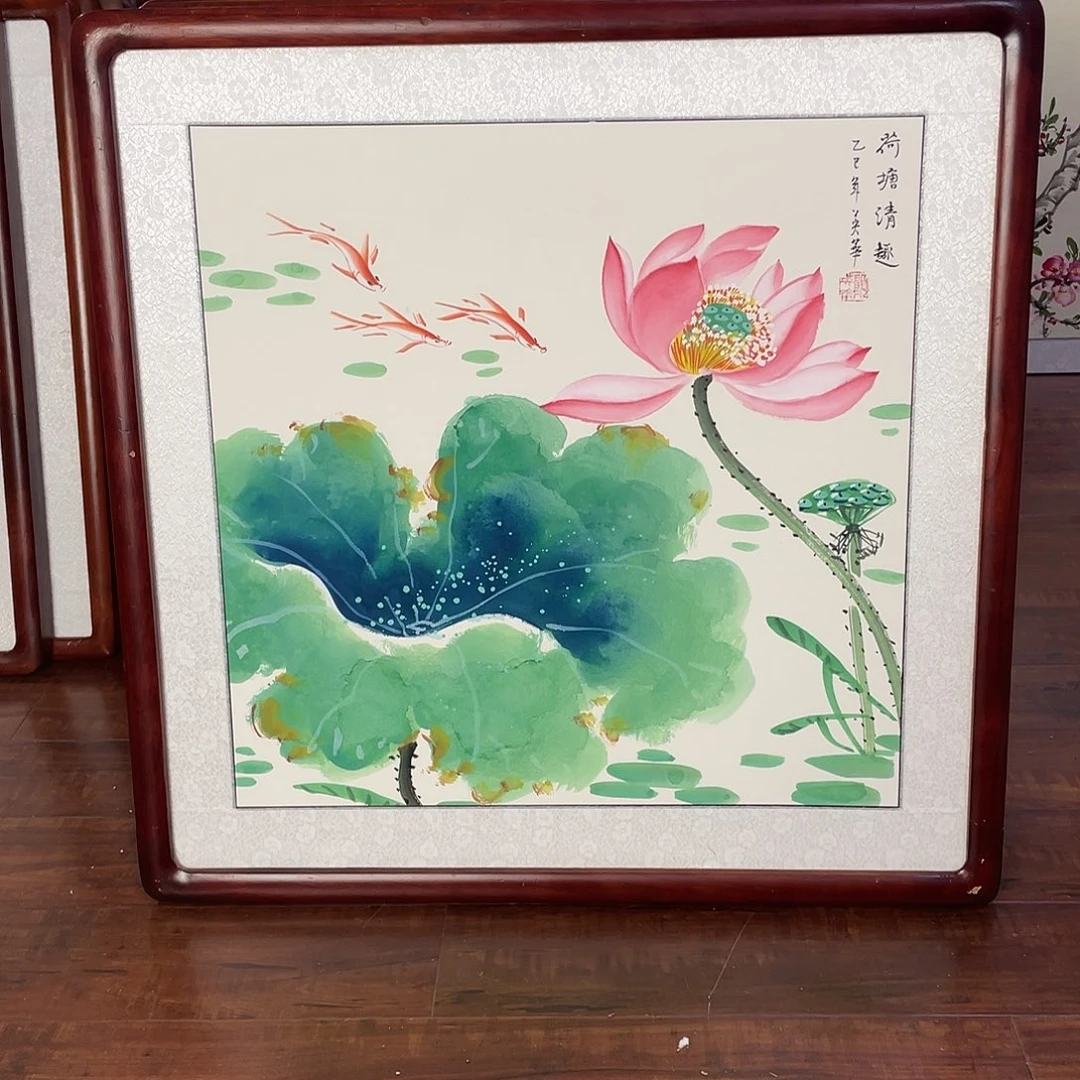 国画带框尺寸63*63厘米