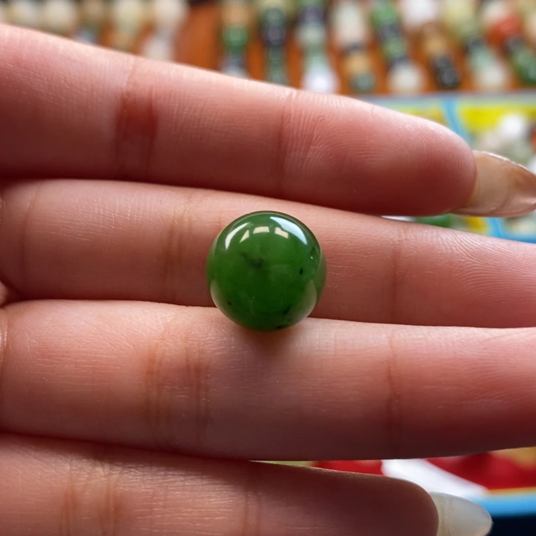 和田玉未镶嵌珠宝奇石福利碧玉单珠z12