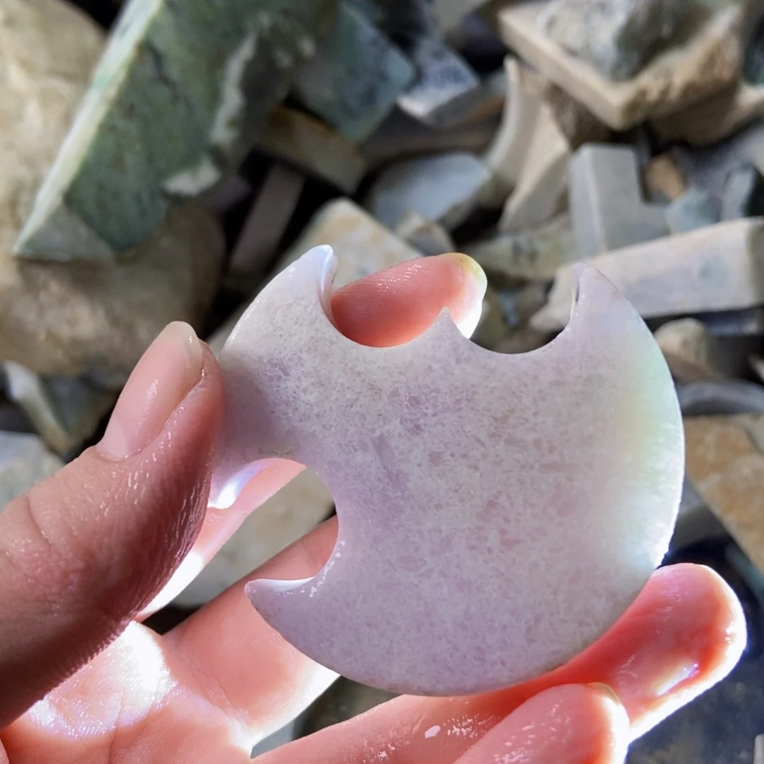 翡翠未镶嵌颈饰天然你