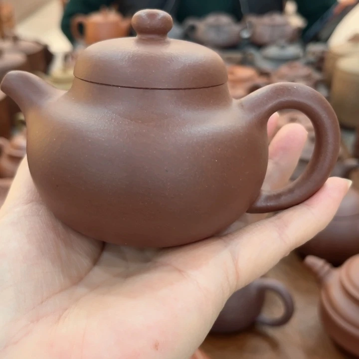 茶壶紫砂柿园手工制作200 CC