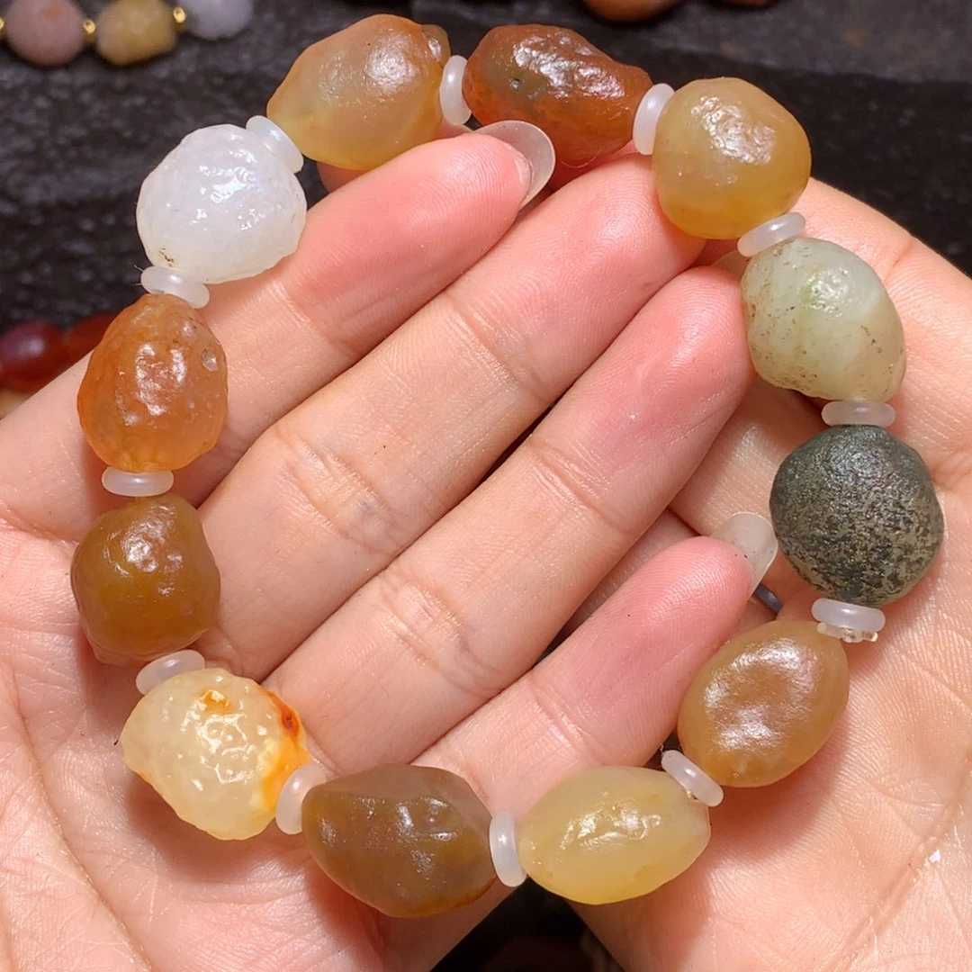 未镶嵌玛瑙/玉髓珠宝半成品