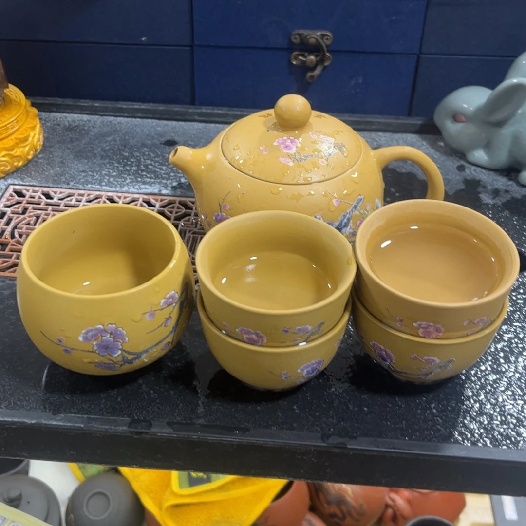 紫砂茶杯紫砂壶一壶5杯