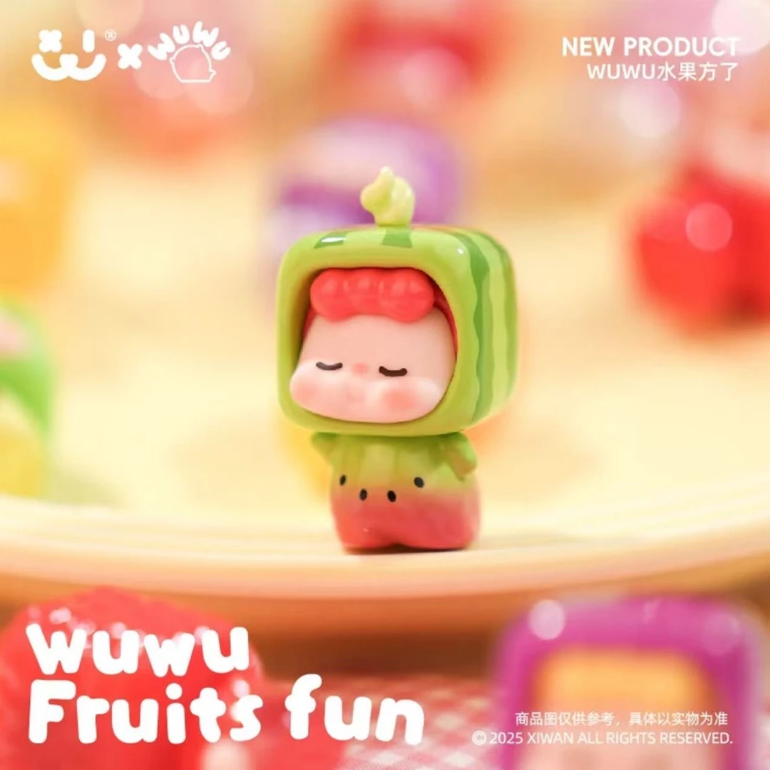 【拆盒】阿玛莉莉丝&wuwu水果方了潮玩盲盒手办（尾编加加）