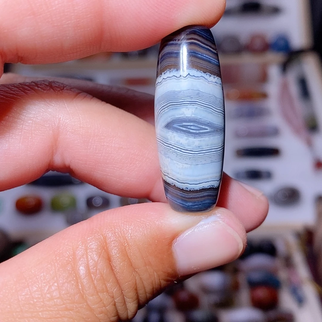 玛瑙未镶嵌吊坠……