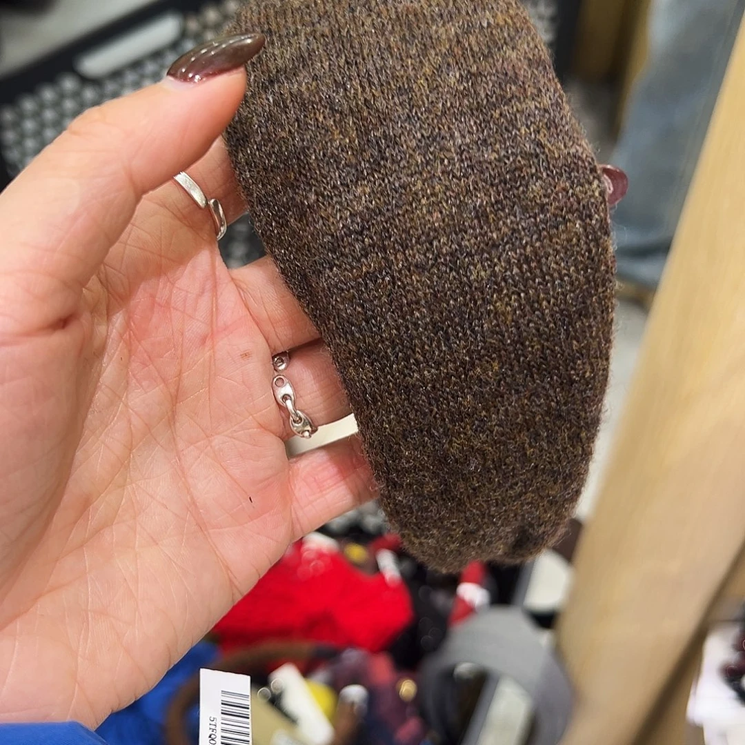 皮质非金属咖彩色发箍