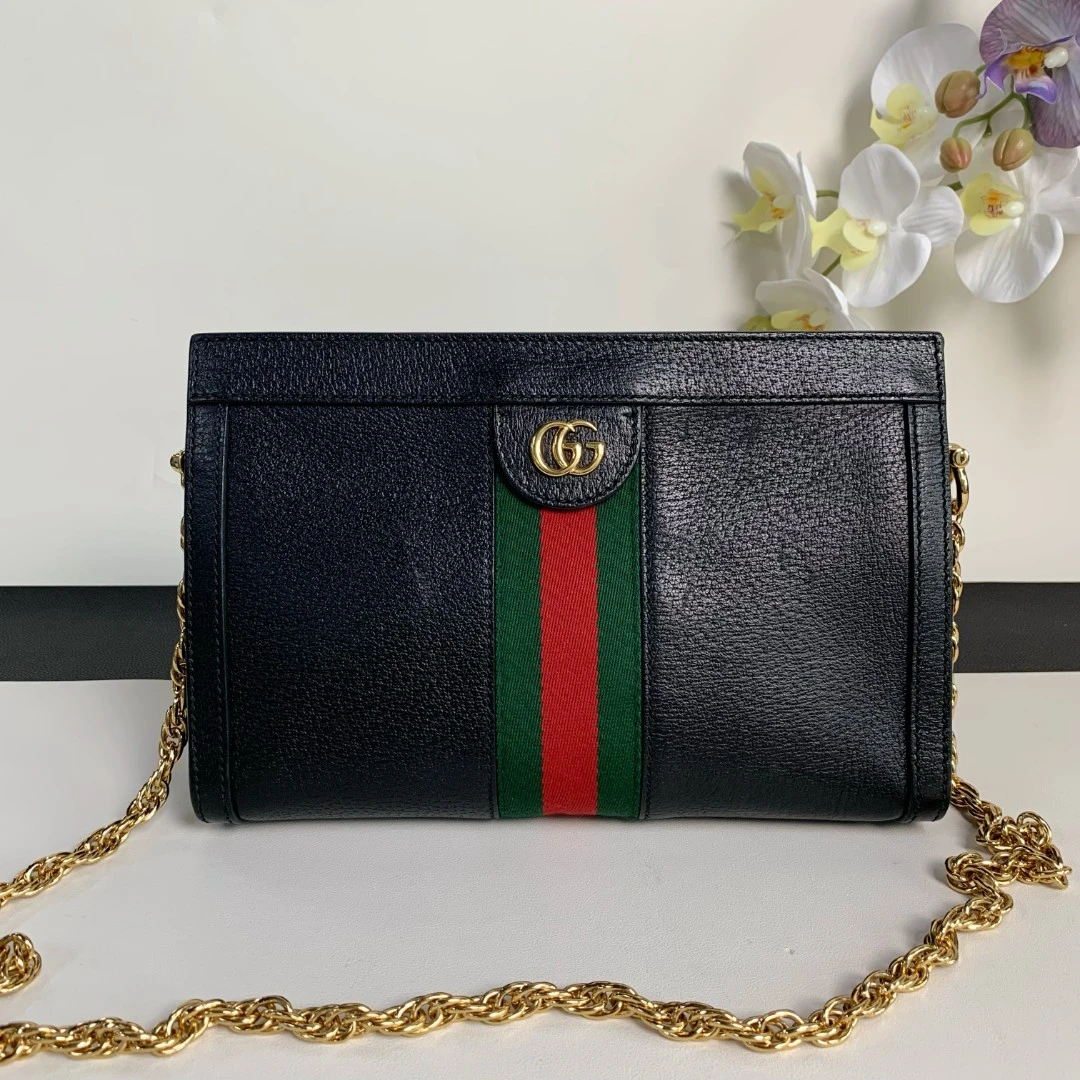 95新 GUCCI/古驰 【闲置】gucci ophidia 夹子包