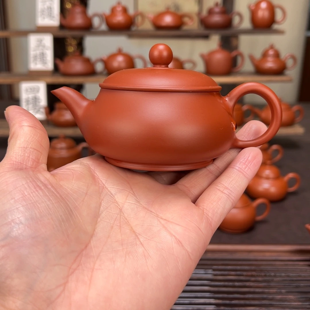 紫砂茶壶超薄明炉130cc