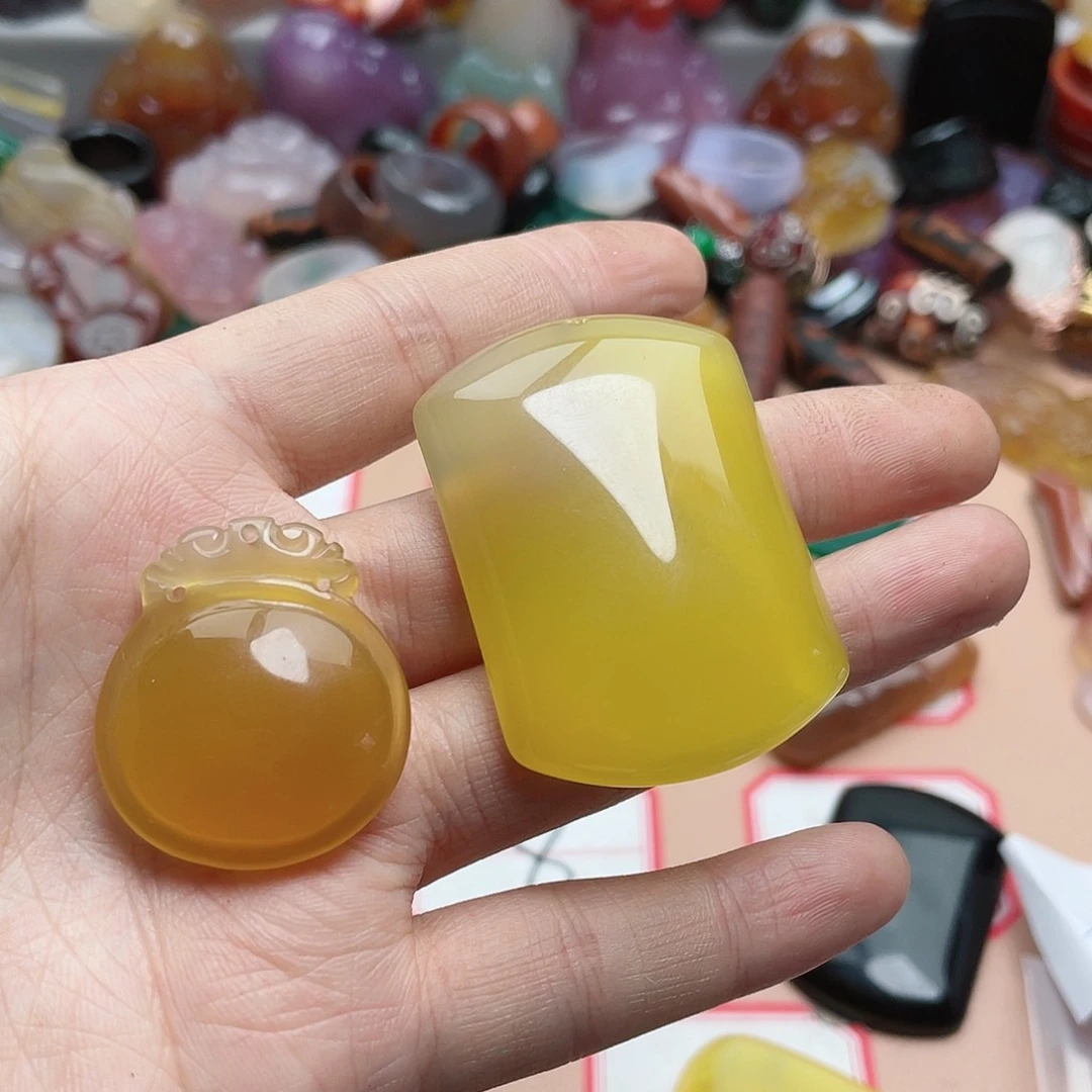 玛瑙/玉髓颈饰合金木*啊