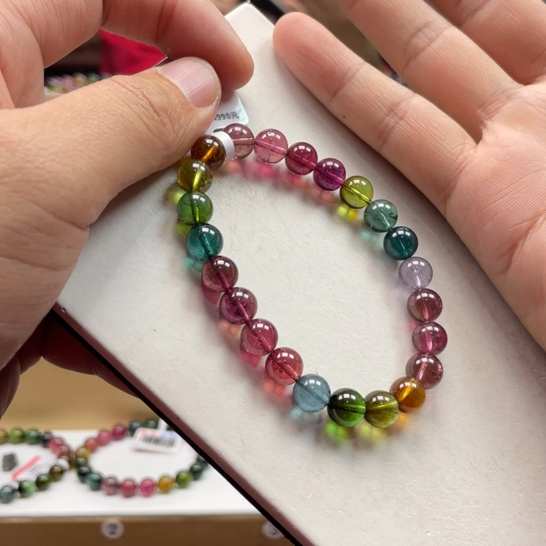 碧玺手串未镶嵌8.3mm.mmmmmmmmmm