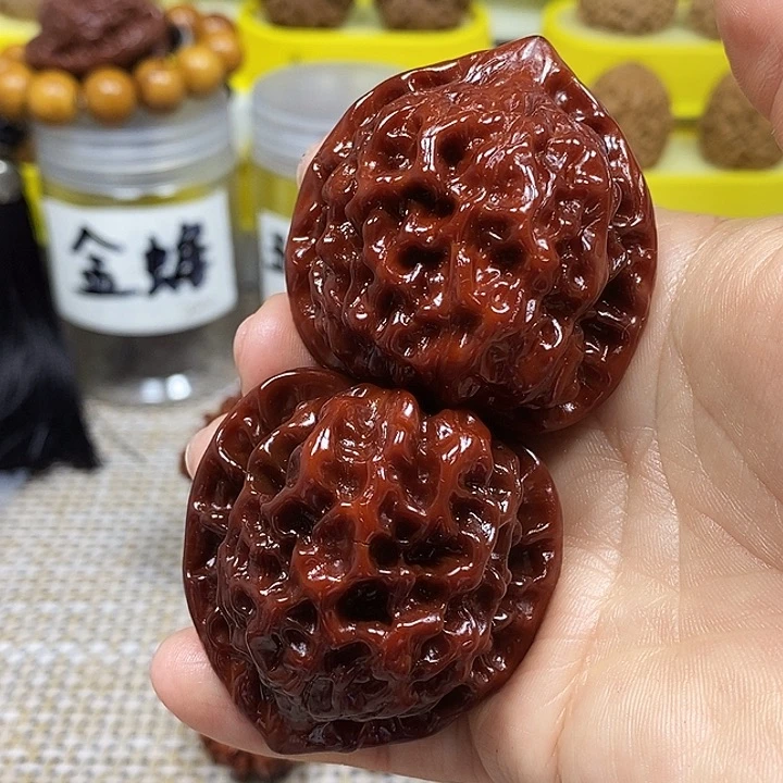 文玩核桃把件官帽