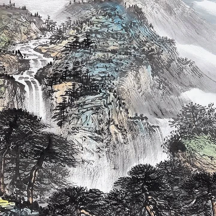 侠**颜精品国画精品作品