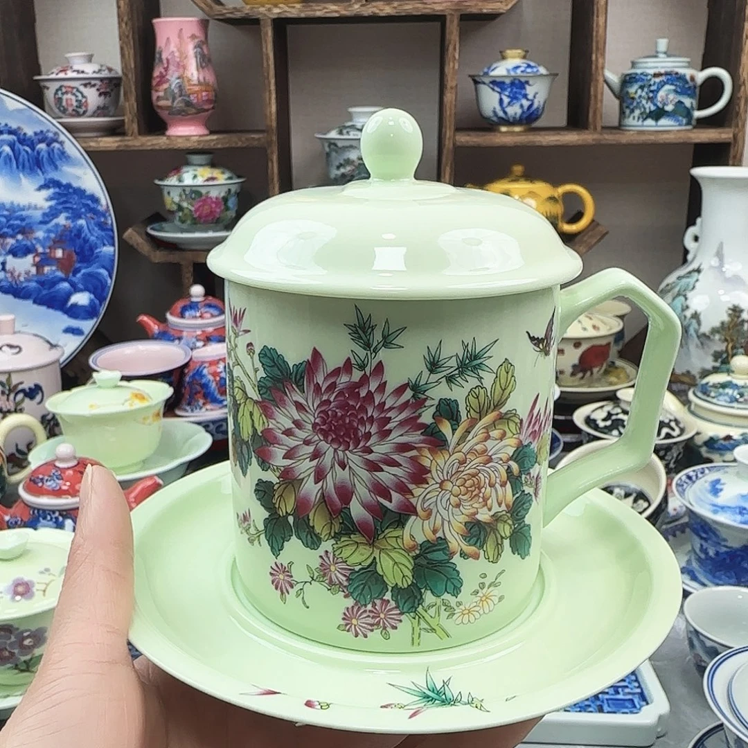 盖碗陶景德镇瓷器567老厂瓷22