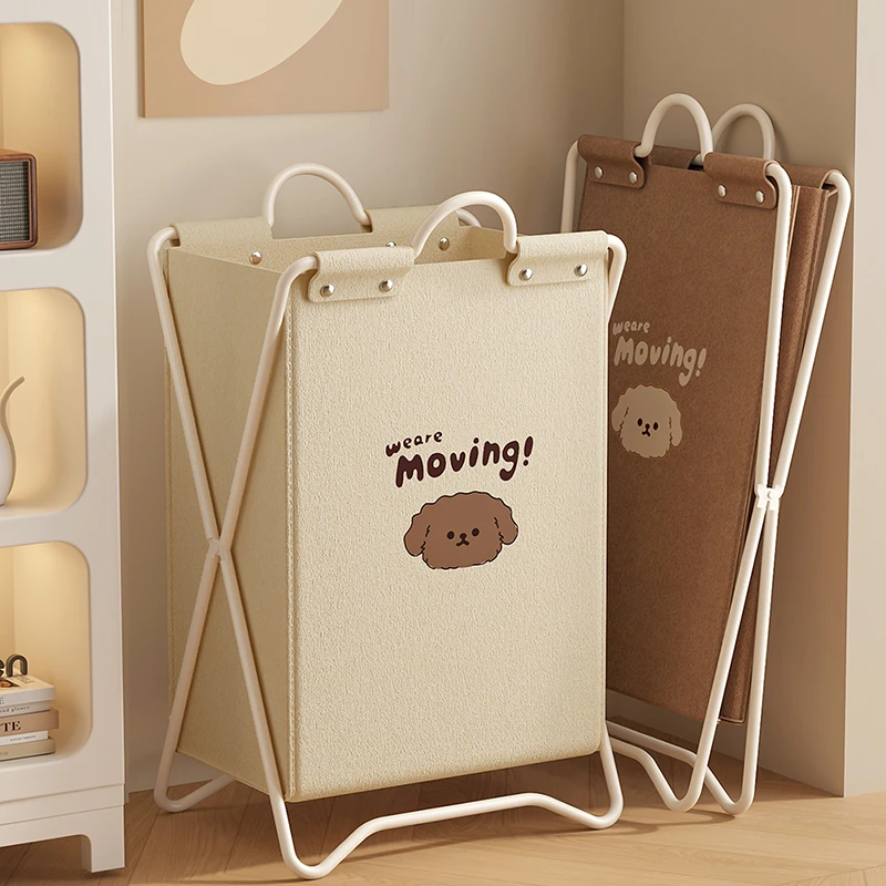 家用落地式可折叠脏衣篓卧室卫生间脏衣服收纳筐换洗衣物整理神器