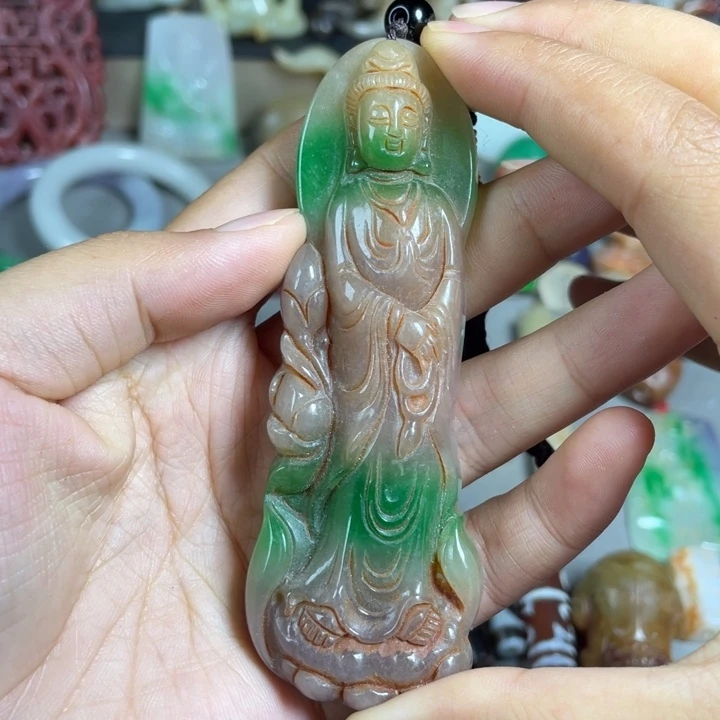 滴血莲花菩提吊坠