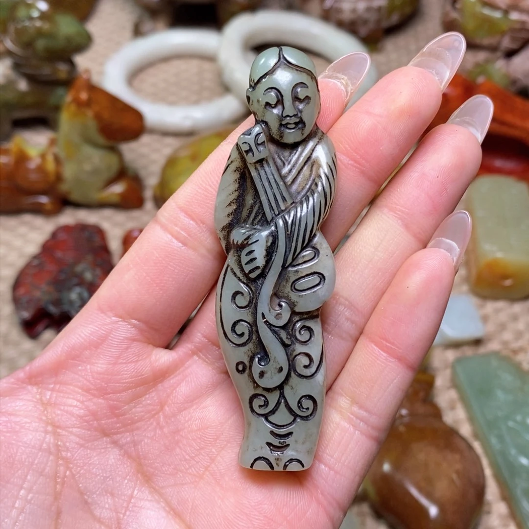 白玉菩提吊坠白玉菩提白玉菩提摆件