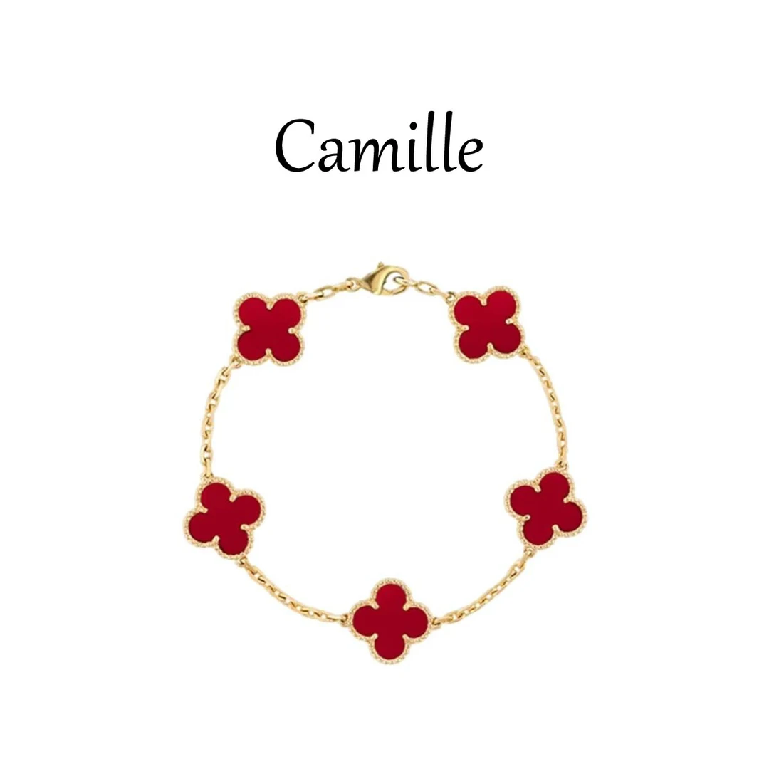 合金手链 【V金版本】CNC精工四叶草手链