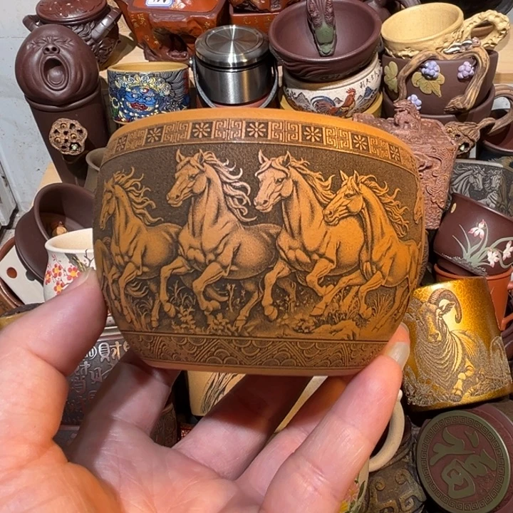 茶杯紫砂宜兴紫砂主人杯