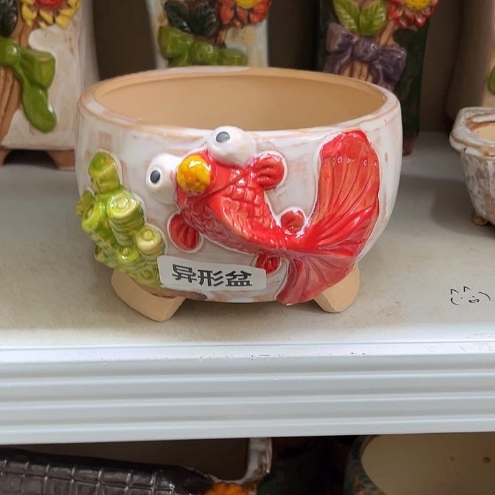 紫砂花盆粗陶材质多肉花盆