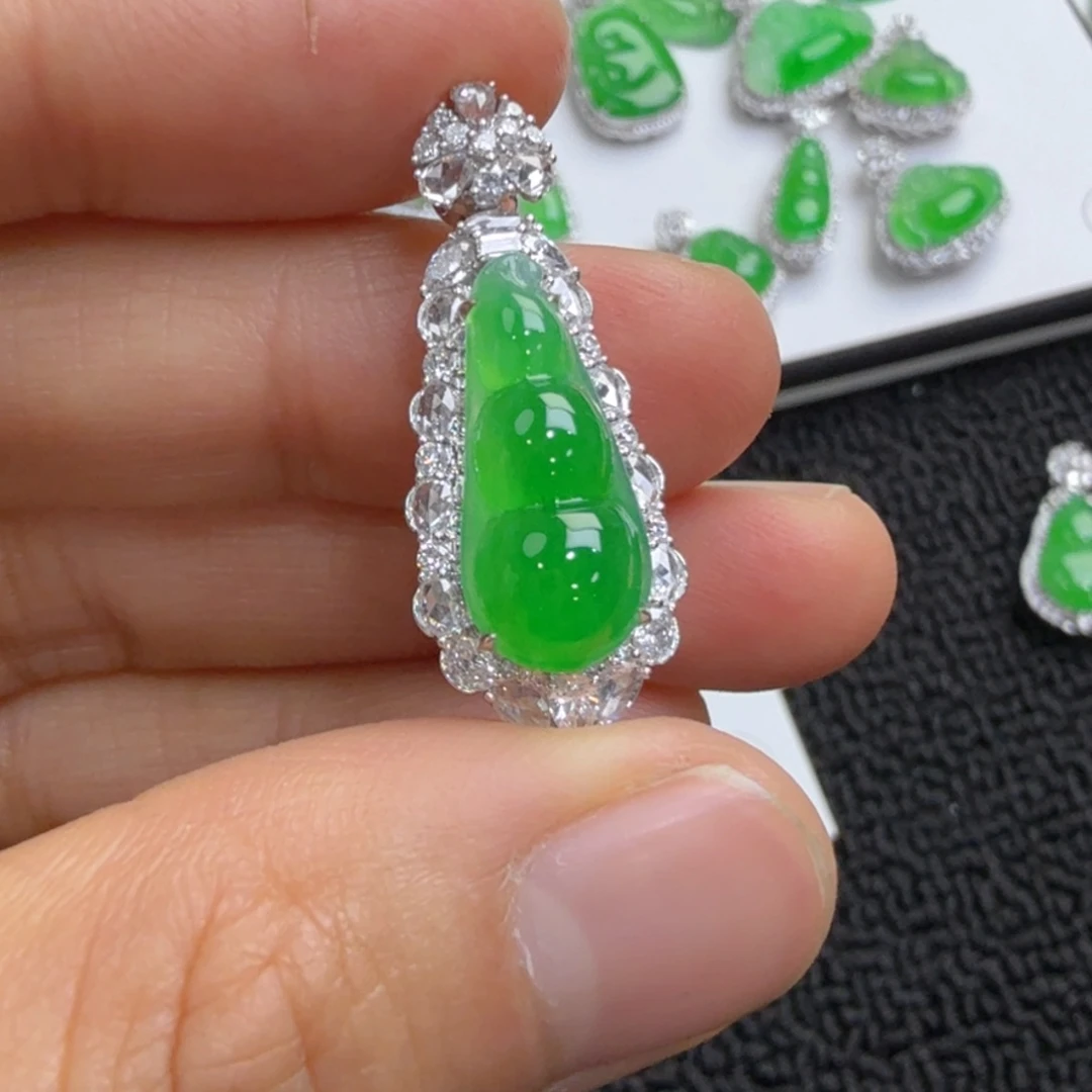 吊坠(不含链)未镶嵌翡翠福豆