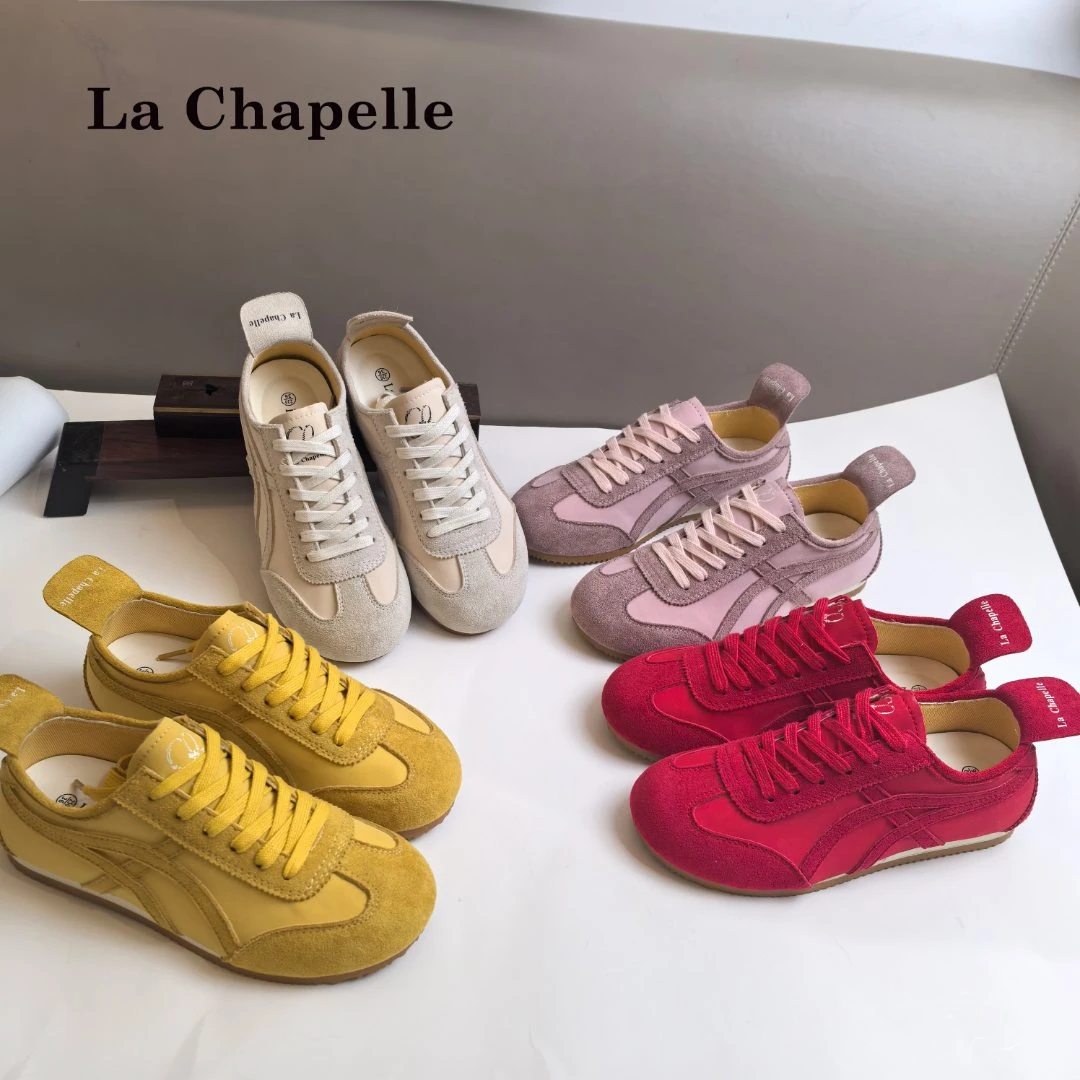 【透气显腿长】拉夏贝尔夏季德训鞋新款韩版休闲阿甘鞋百搭女生鞋子