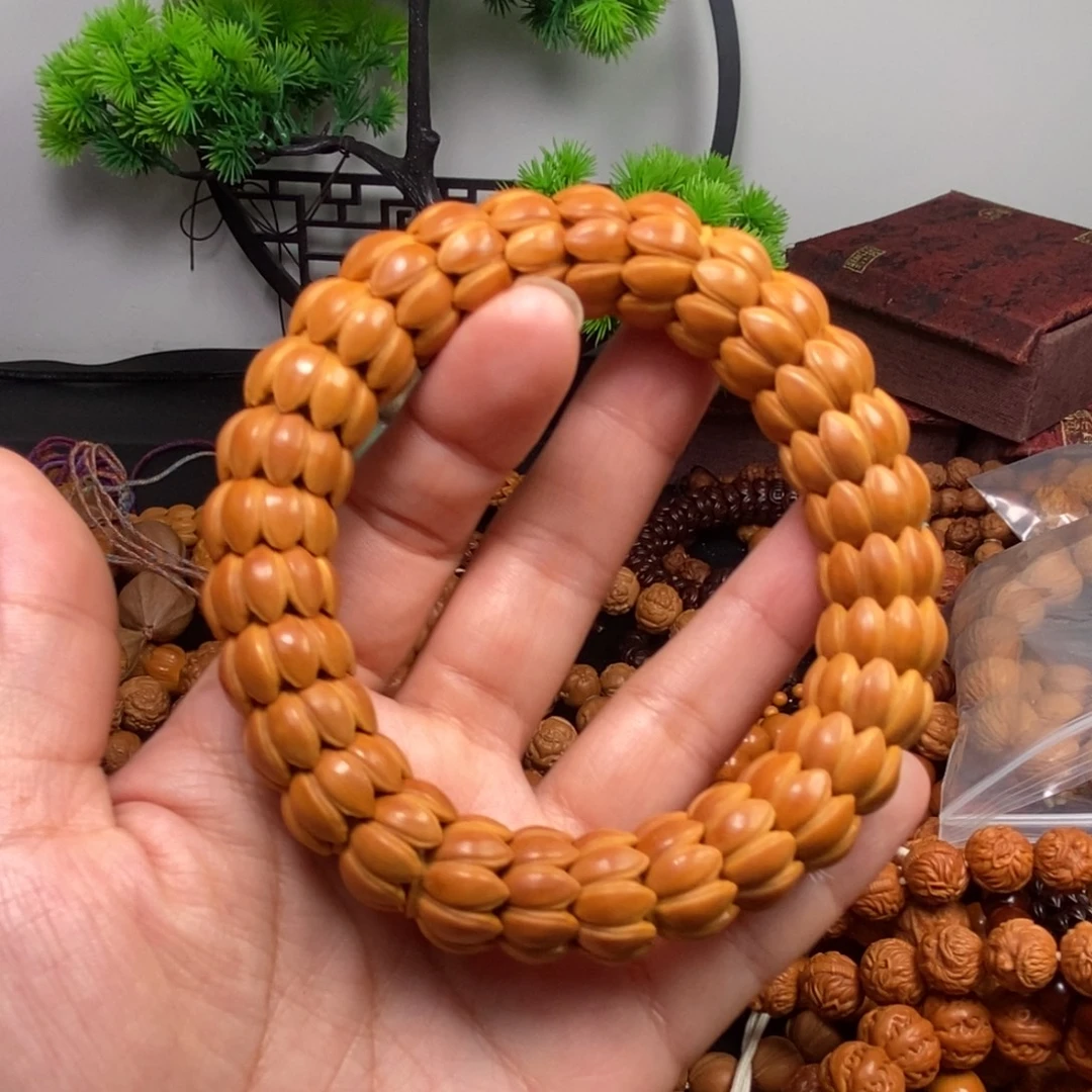 菩提籽类橄榄核雕刻手串手链项链吊坠橄榄核
