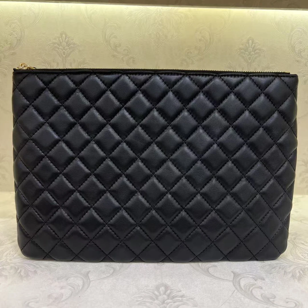 Laugh Queen手工打造真皮女士包时尚新款 10315 菱格片