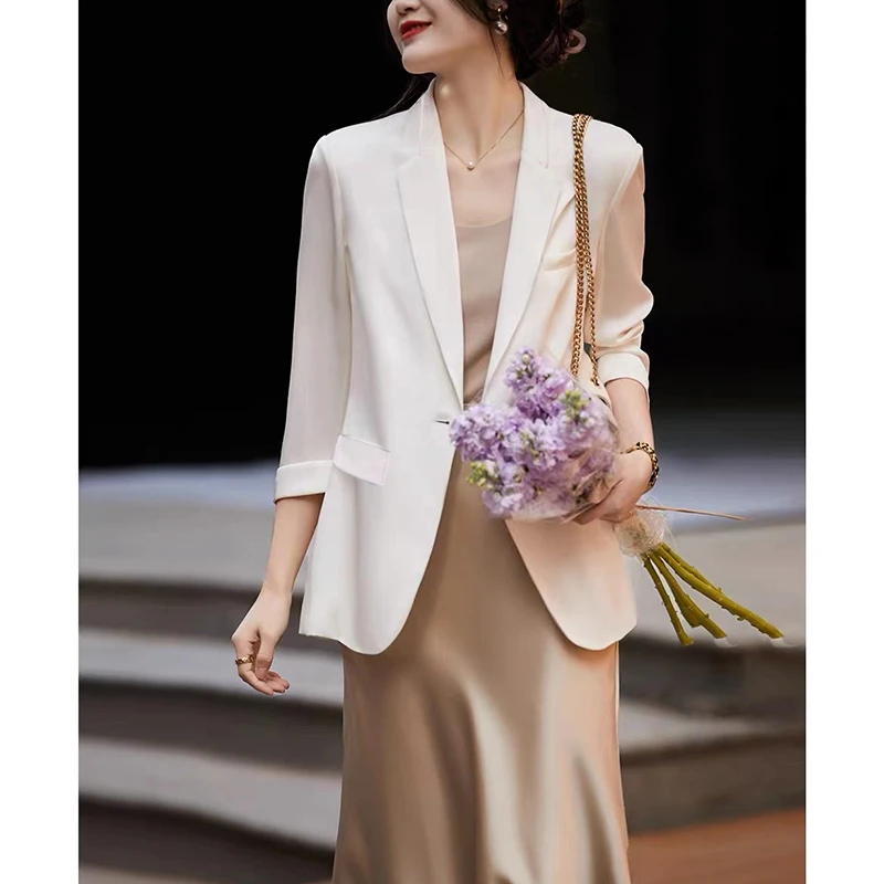 银河闪闪~ GAO品质韩版小西装外套女