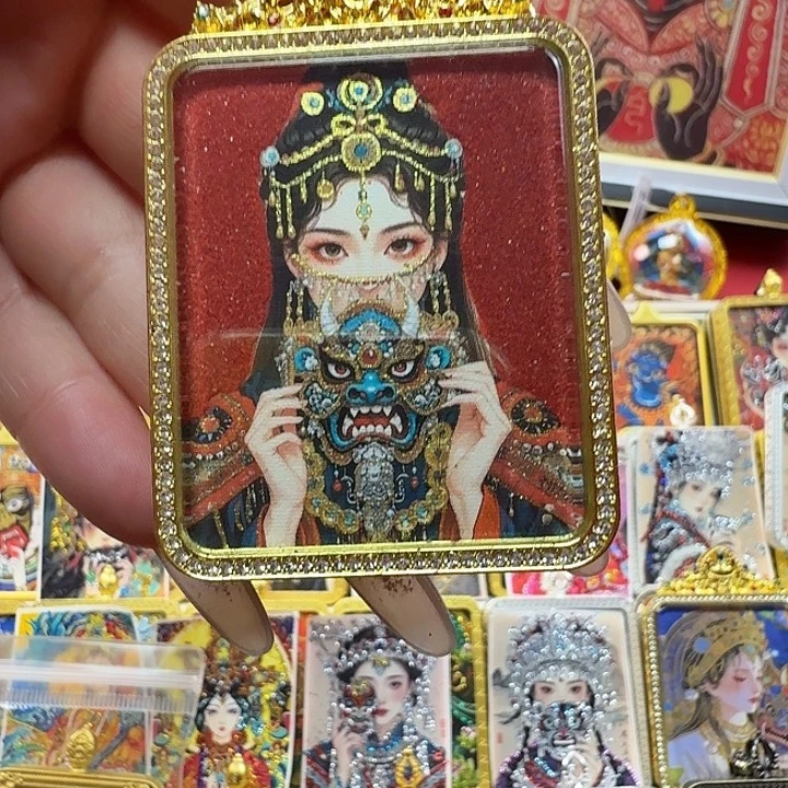 吊坠扎基拉姆前世今生唐卡
