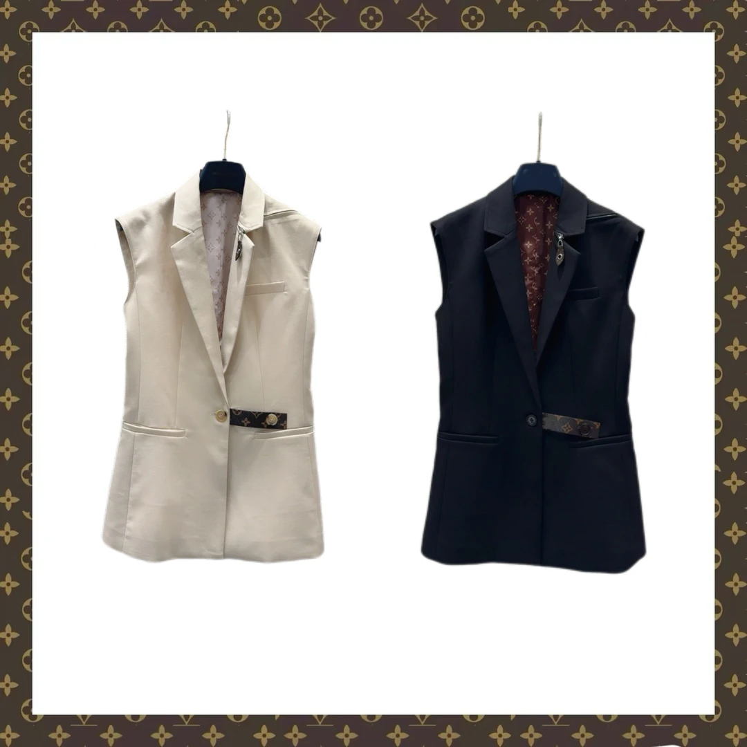 DL023 lll 无袖西装翻领马甲