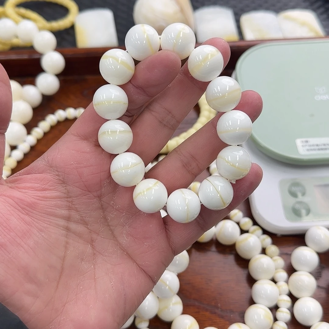 手串白玉菩提16金腰带好