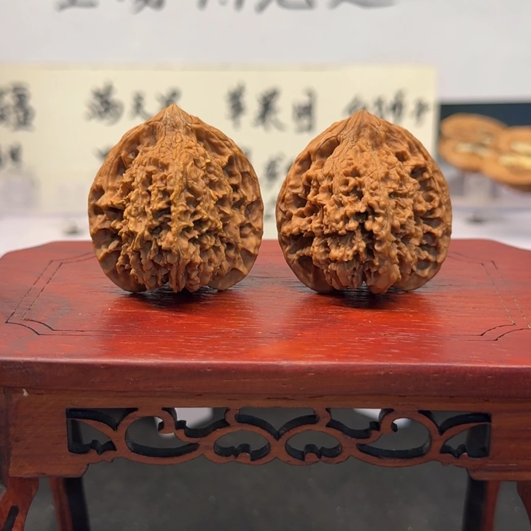 把件文玩核桃8号满天星边37高39肚34全品无药无修原生态