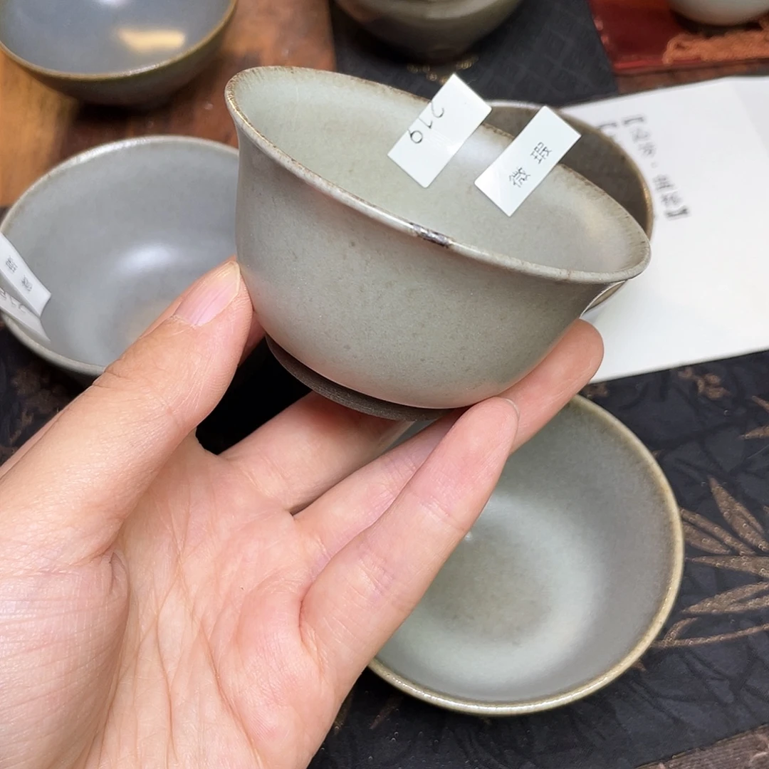 B***L茶盏219 福临号建盏柴烧薄胎微瑕