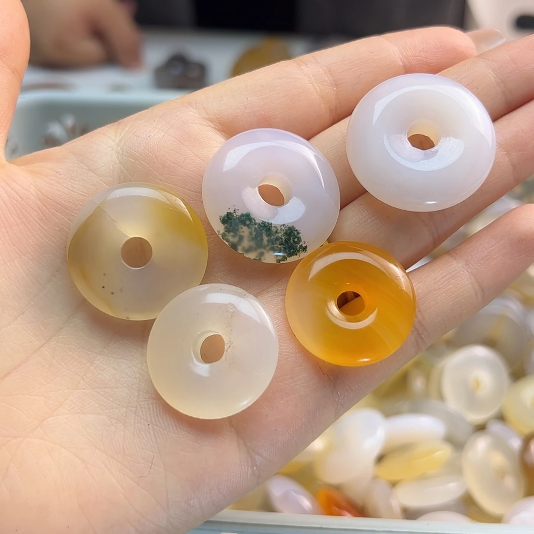 玛瑙/玉髓合金颈饰