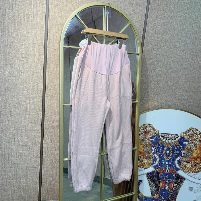 HU148孕妇粉色加绒裤子90-130