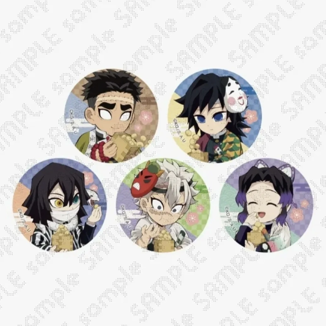 【鬼灭之刃】大晦日/节分吧唧徽章（下单代拆默认初伤微瑕）