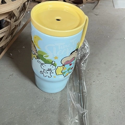 微瑕，不能明火，蜡笔小新带盖600毫升