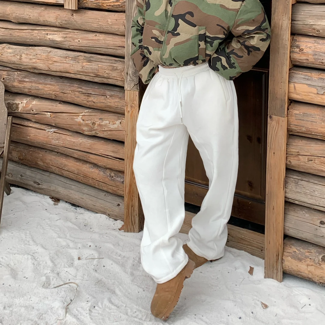 松紧腰宽松大码卫裤男女同款