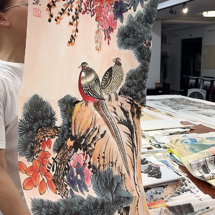 国画精品手绘作品